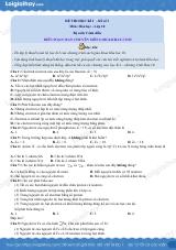 Đề thi học kì 1 Hóa 10 Cánh diều - Đề số 3